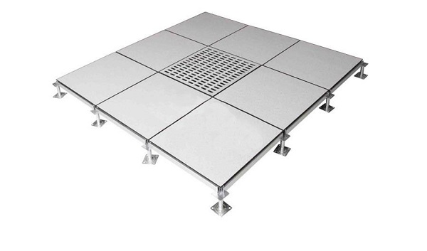 Sơ đồ bố trí tấm sàn nâng có lỗ trong mô hình hành lang lạnh